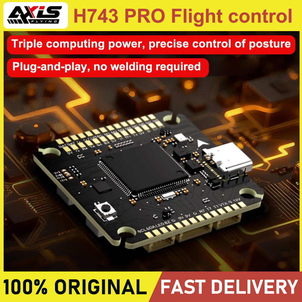 Fpv Drone Flight Controller - Axisflying H743 PRO 플라이트 컨트롤러 STM32H743,