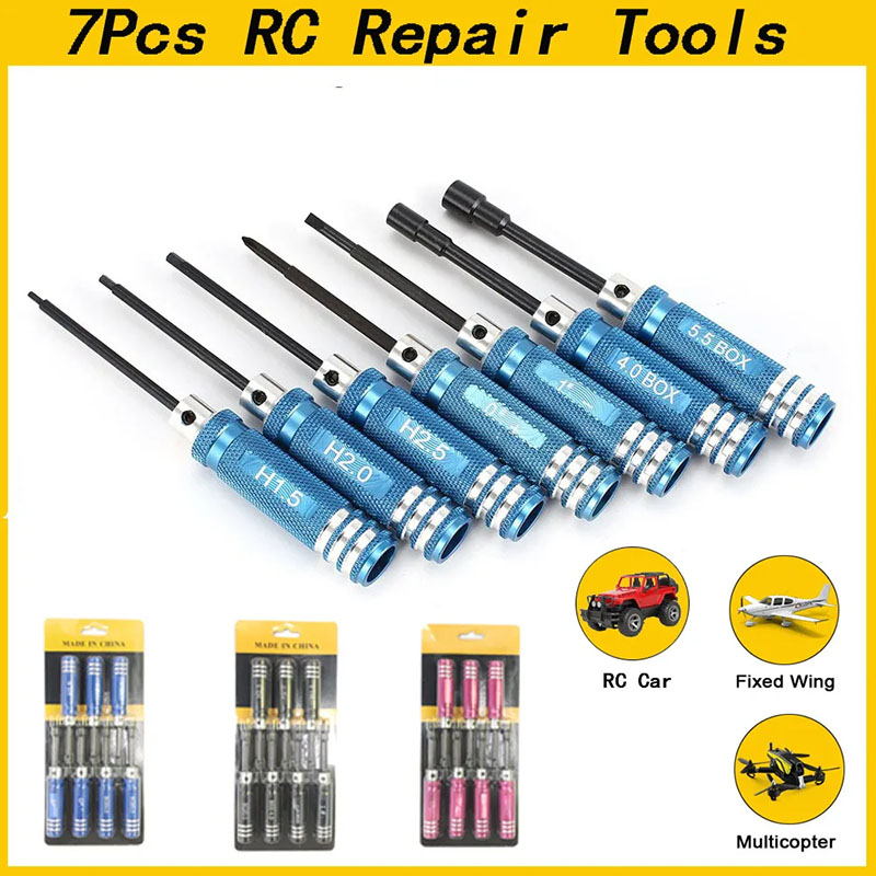 Fpv Drone Tool Kit - 7개 세트 1.5 2.0 2.5mm RC