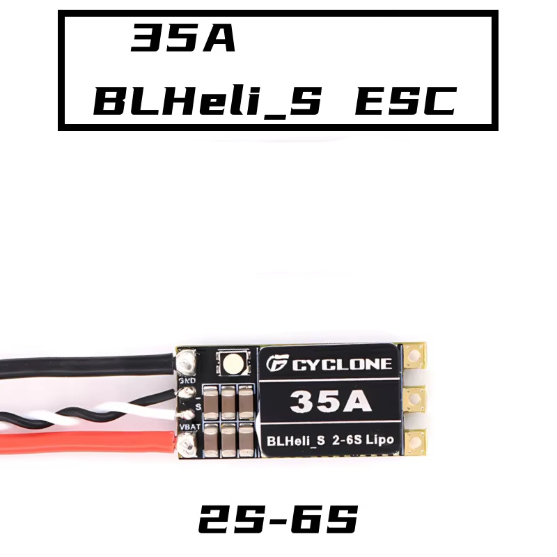 Fpv Drone Quadcopter - Cyclone 35A BLHeli_S ESC - 2-6S