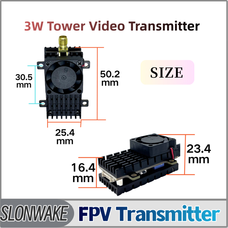 Fpv Drone Frame - SLONWAKE 5.8G 3000mW 시뮬레이션 VTX FPV