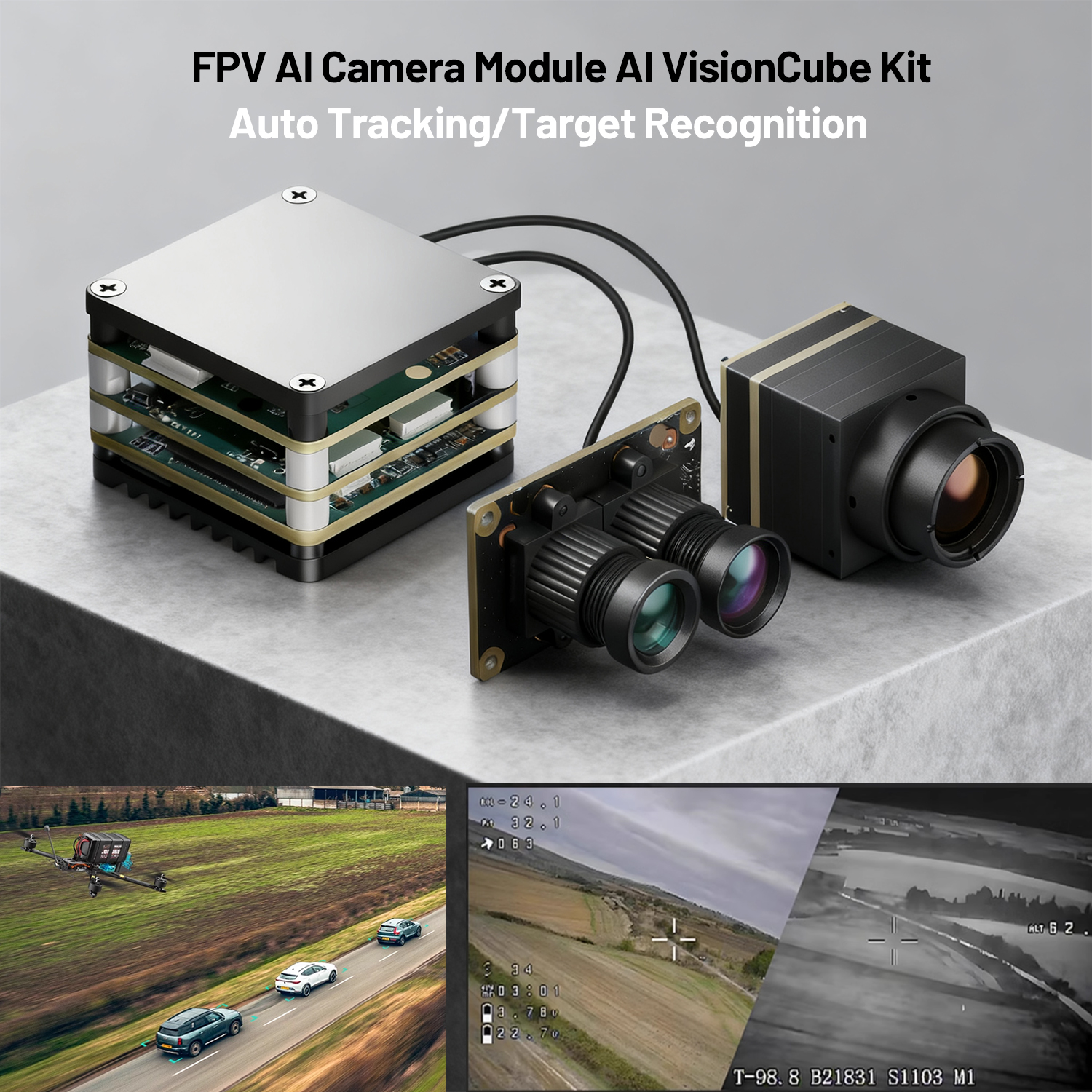 Fpv Drone Kit - FPV AI 카메라 모듈 AI 비전큐브
