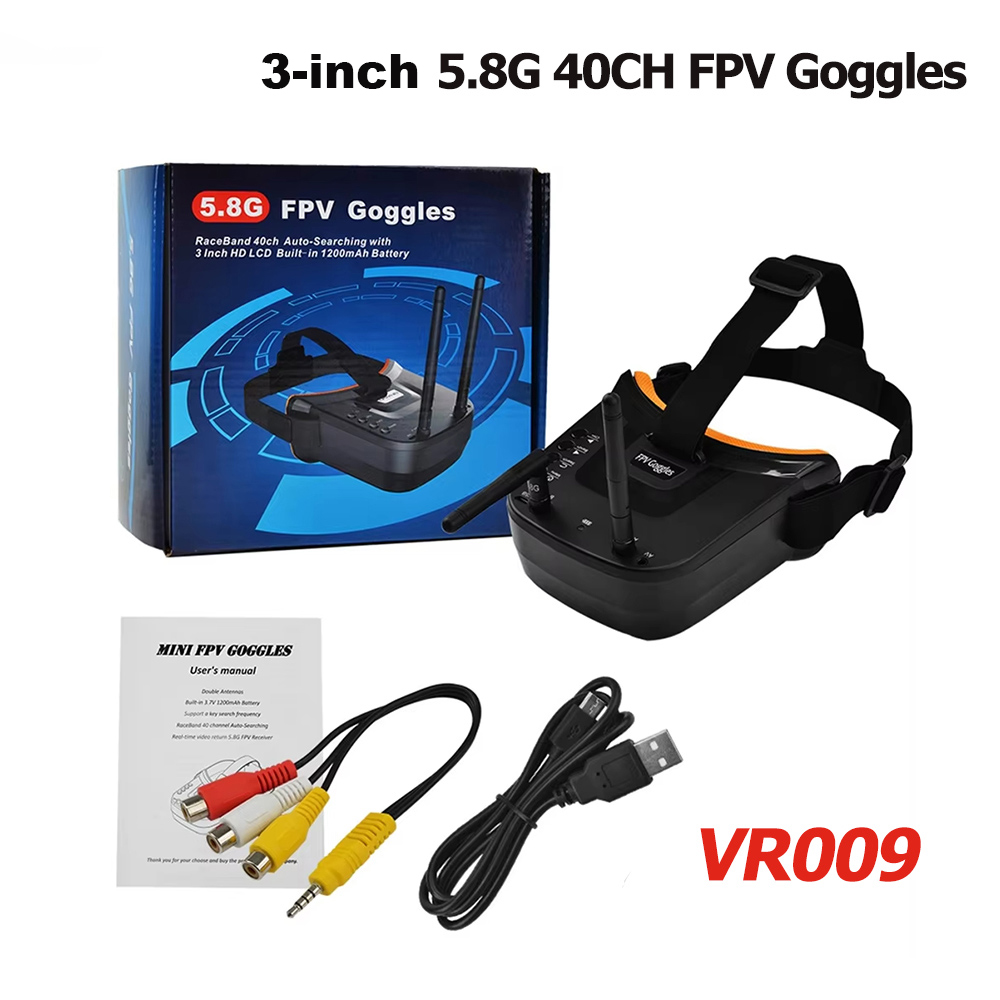 Fpv Drone Goggles - VR009 FPV 비디오 고글 3인치 480*320