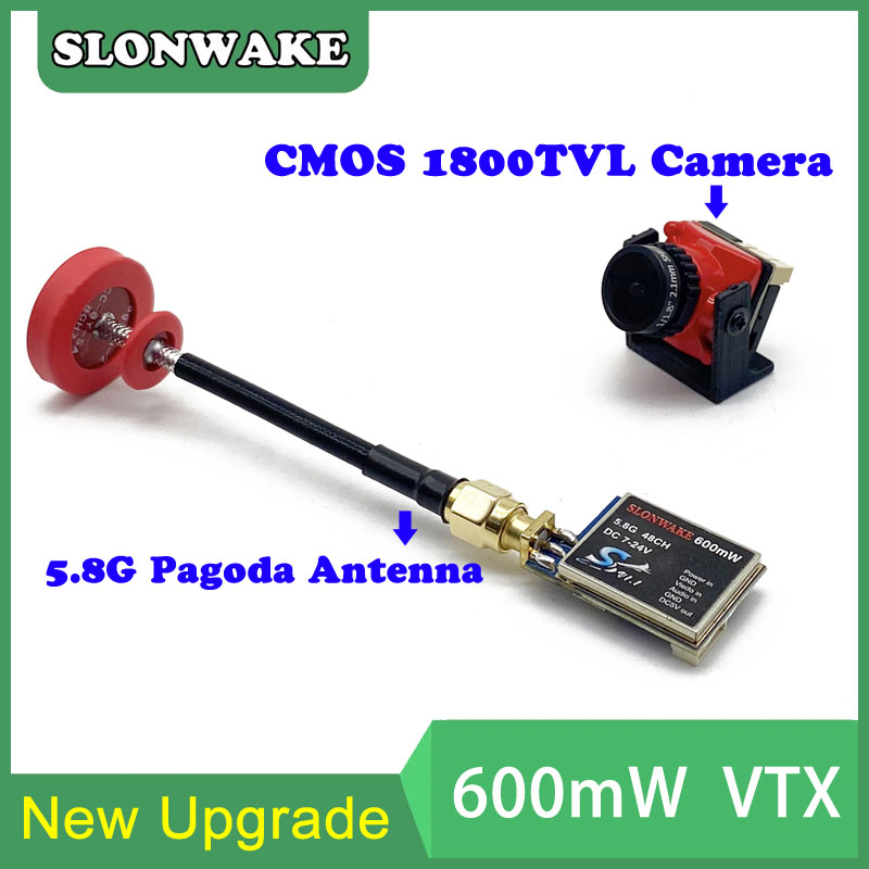 5.8G 48CH 600mW 조정 가능한 VTX-CAM - Fpv Drone Camera 리뷰 및 가격