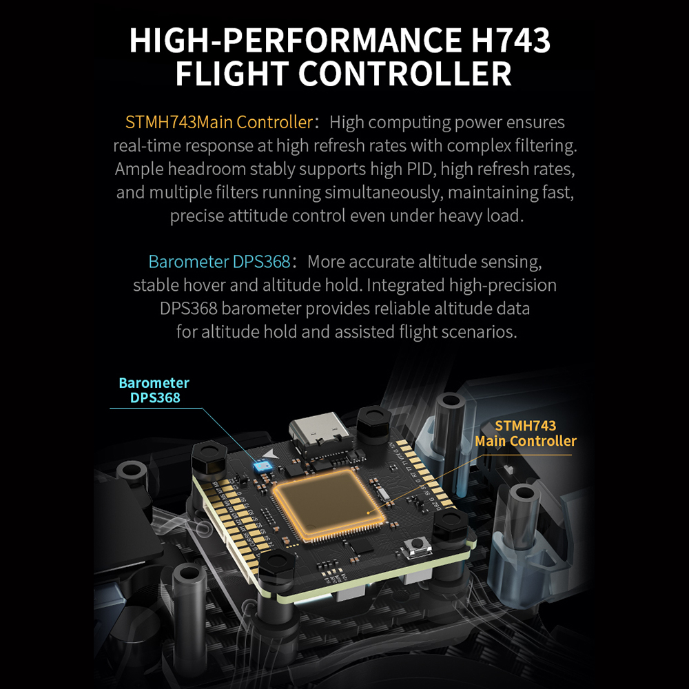 Axisflying H743 PRO 플라이트 컨트롤러  - Fpv Drone Flight Controller 리뷰 및 가격