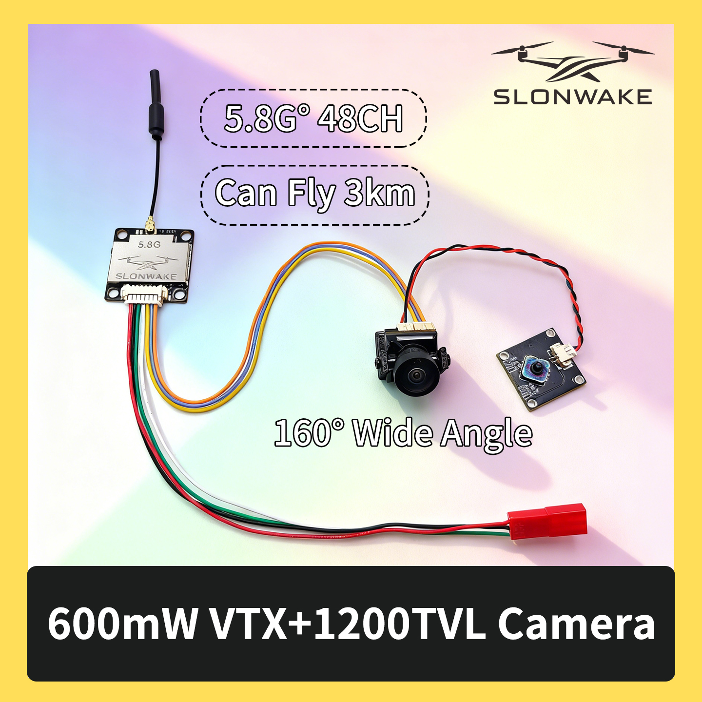 슬론웨이크 5.8G 600mW 7-24V FPV 비디오 - Fpv Drone Camera 리뷰 및 가격