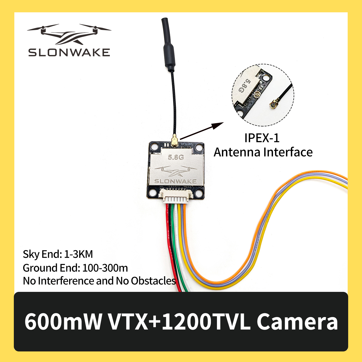 슬론웨이크 5.8G 600mW 7-24V FPV 비디오 - Fpv Drone Camera 리뷰 및 가격