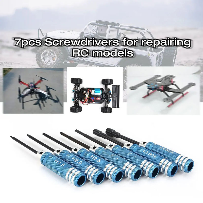 7개 세트 1.5 2.0 2.5mm RC 육각 드라이버 - Fpv Drone Tool Kit 리뷰 및 가격
