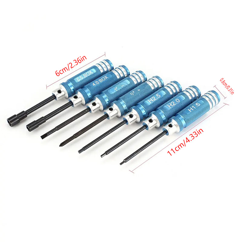 7개 세트 1.5 2.0 2.5mm RC 육각 드라이버 - Fpv Drone Tool Kit 리뷰 및 가격