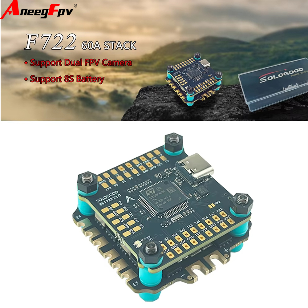 SoloGood 8S F722 60A 스택 ICM426 - Fpv Drone Camera 리뷰 및 가격