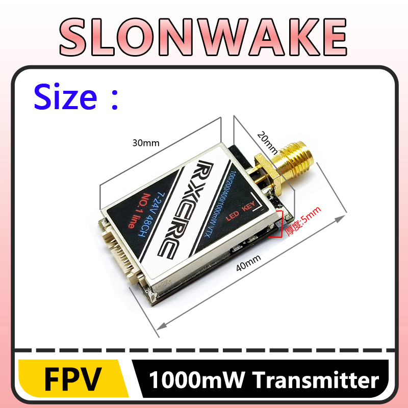 SLONWAKE 5.8G 48CH 1W VTX 100/ - Fpv Drone Camera 리뷰 및 가격