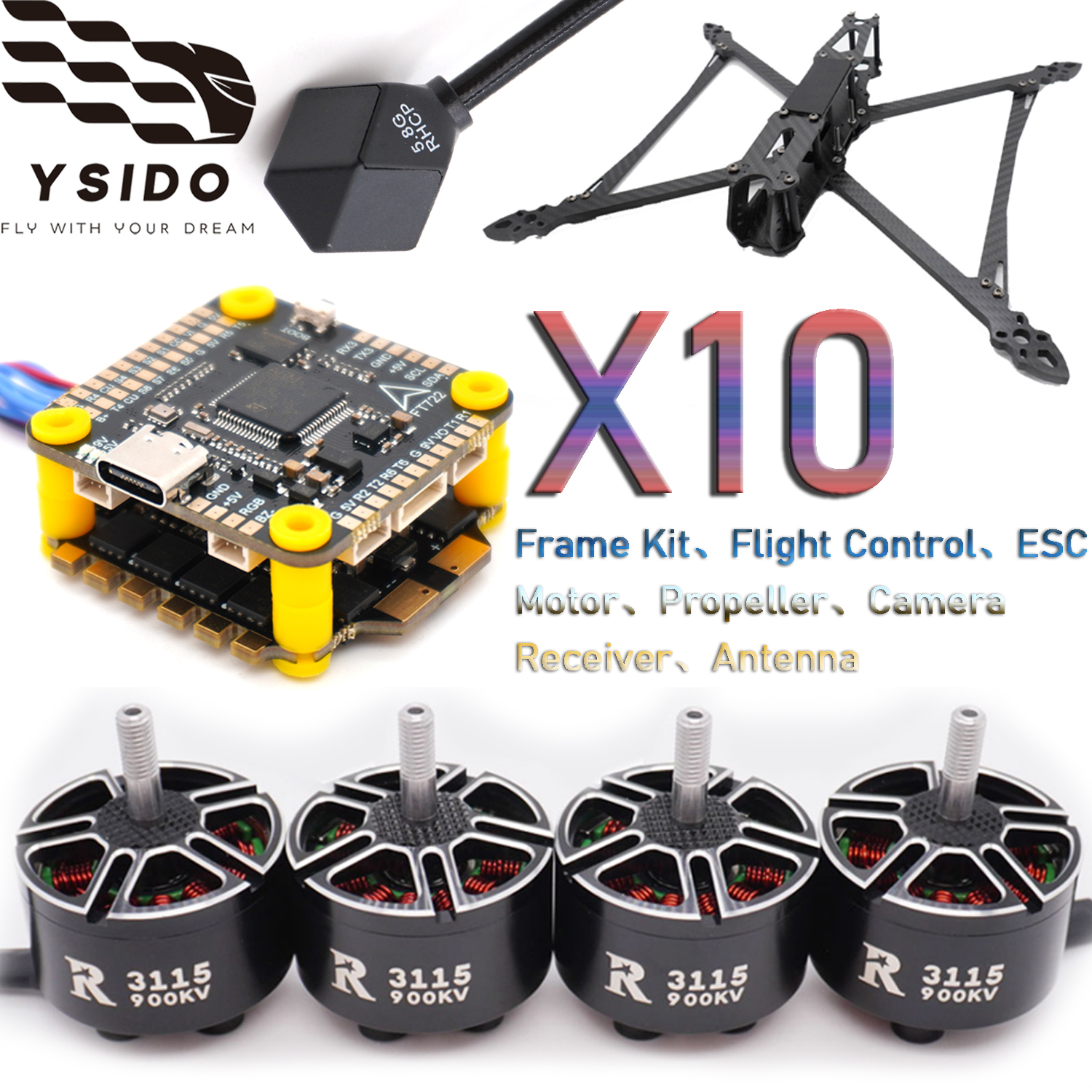 YSIDO RC FPV 드론 427mm 프레임 세트 M - Fpv Drone Tool Kit 리뷰 및 가격