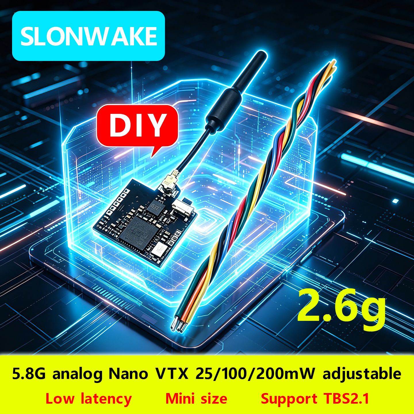 SLONWAKE Nano 5.8G 48CH 200mW  - Fpv Drone Frame 리뷰 및 가격
