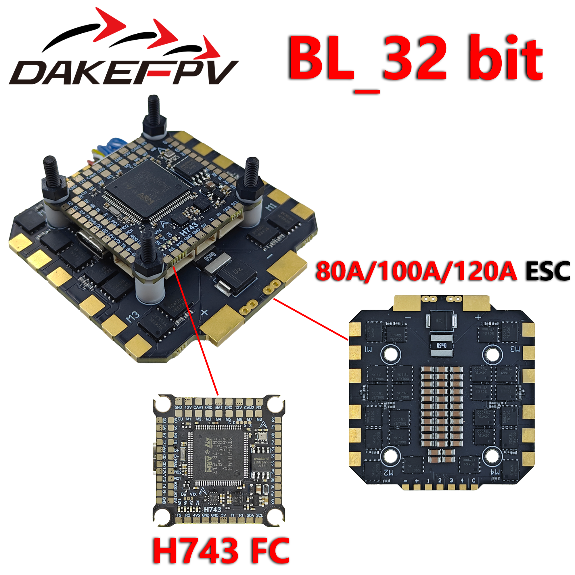 DAKEFPV H743 80A/100A/120A 32비 - Fpv Drone Esc 리뷰 및 가격