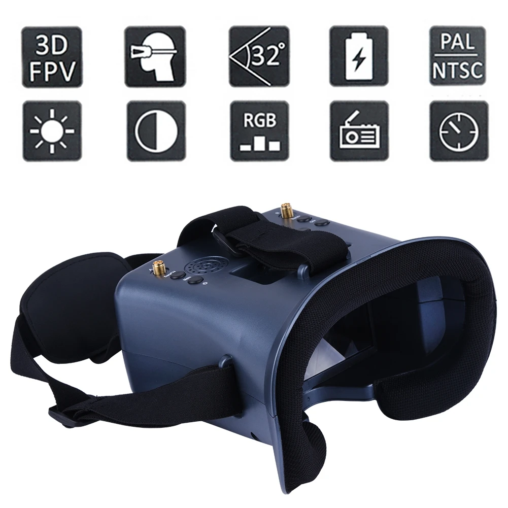 5.8G 40CH 4.3 인치 800*480 비디오 헤 - Fpv Drone Goggles 리뷰 및 가격