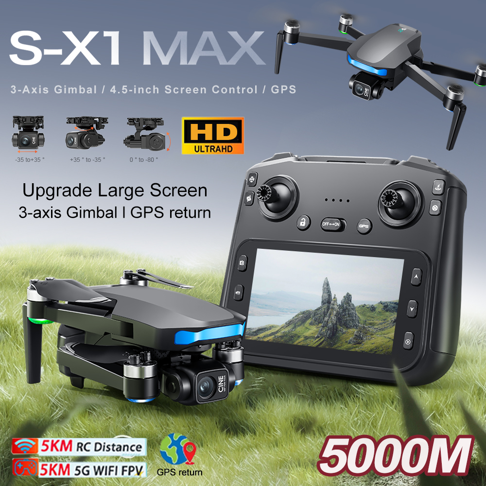 새로운 S-X1 MAX 드론 GPS 8K 프로페셔널 H - Fpv Drone Charger 리뷰 및 가격