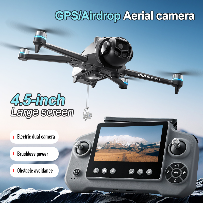 D15 프로페셔널 4K HD 트리플 카메라 드론(브러시 - Fpv Drone Charger 리뷰 및 가격